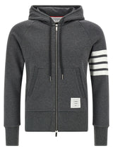 Thom Browne Gray Cotton Sweatshirt