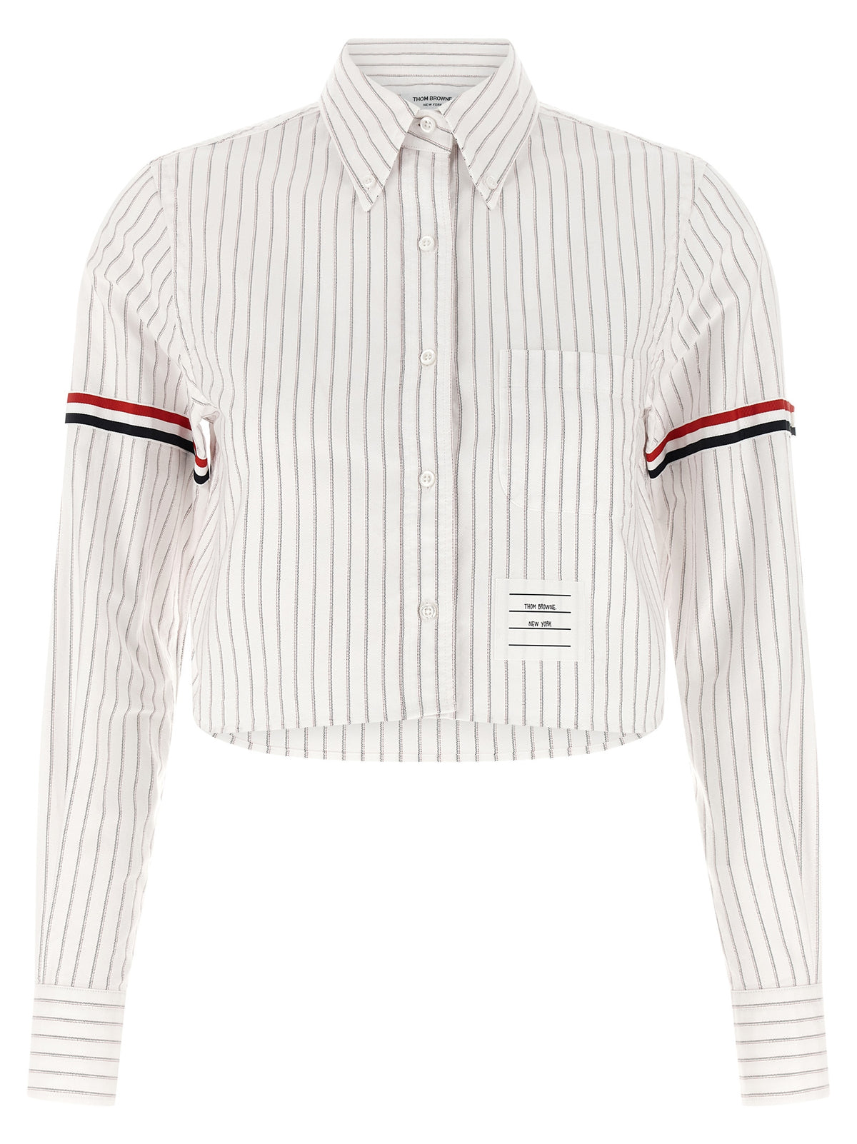 Thom Browne White Cotton Blouse