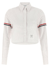Thom Browne White Cotton Blouse
