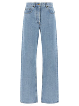 Thom Browne Blue Cotton Straight-Leg Jeans