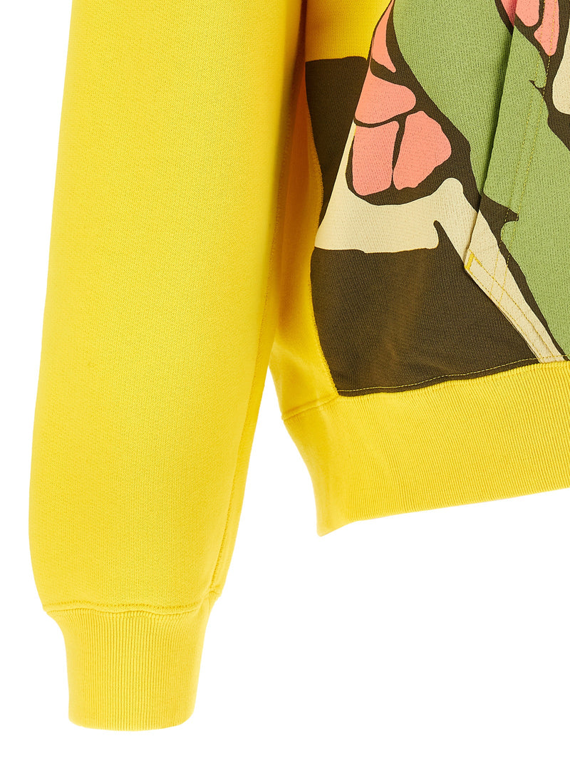 J.W.Anderson Multicolor Cotton Sweatshirt with Cowboy Graphic