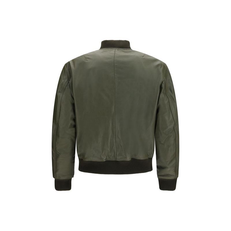 Sunflower Bicolor Calf Leather Bos Taurus Jacket for Men