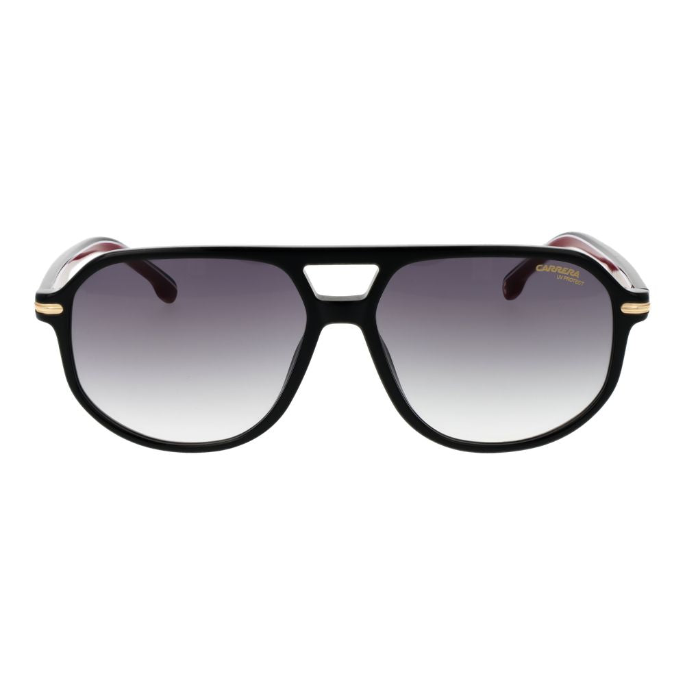 Carrera Black Acetate Aviator Sunglasses for Men