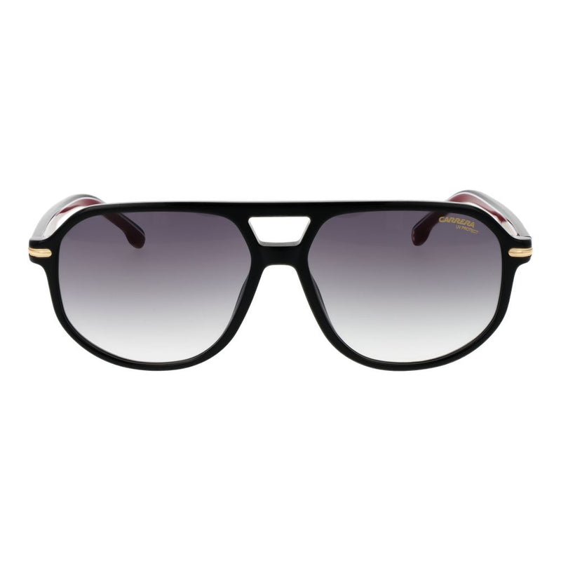 Carrera Black Acetate Aviator Sunglasses for Men