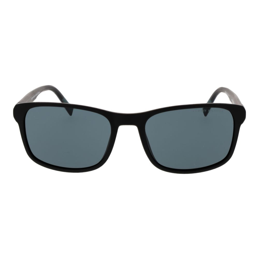 Tommy Hilfiger Black Polyamide Sunglasses for Men