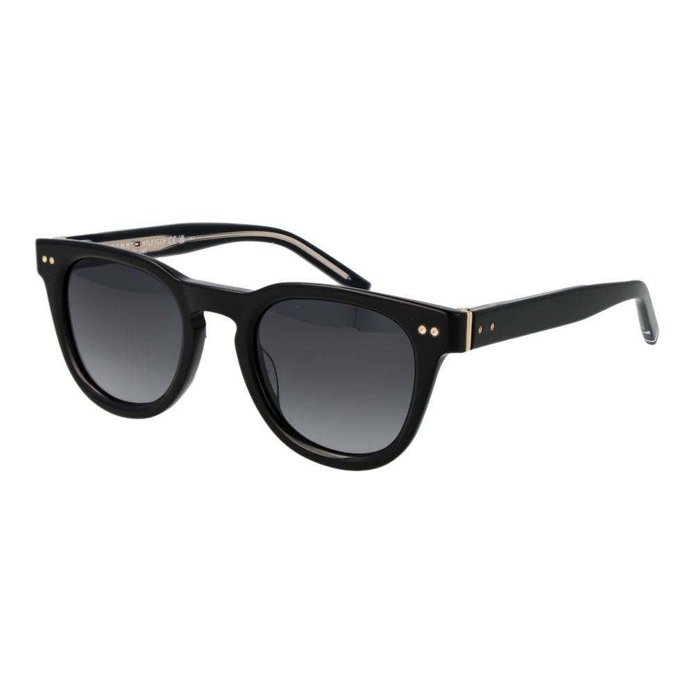 Tommy Hilfiger Black Acetate Sunglasses for Men