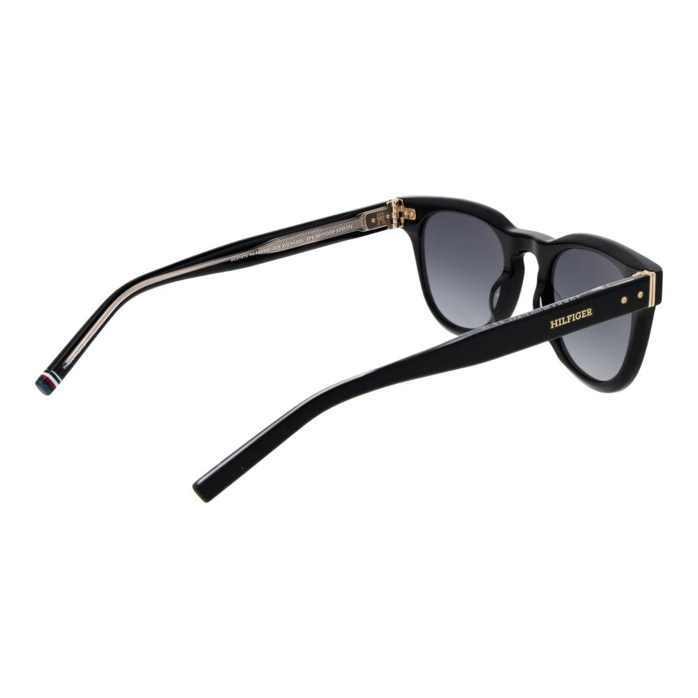 Tommy Hilfiger Black Acetate Sunglasses for Men