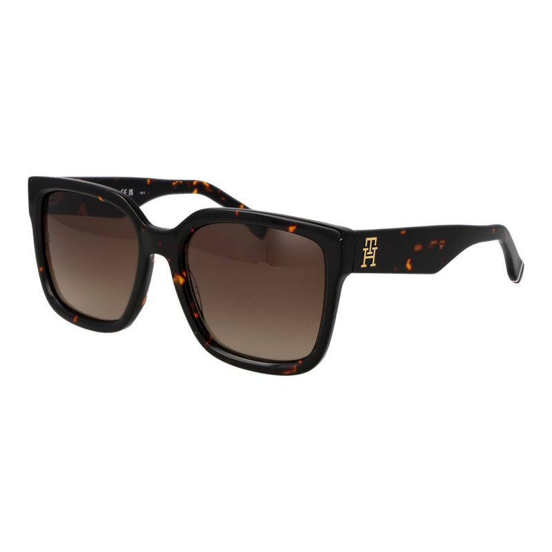 Tommy Hilfiger Black Acetate Sunglasses for Women
