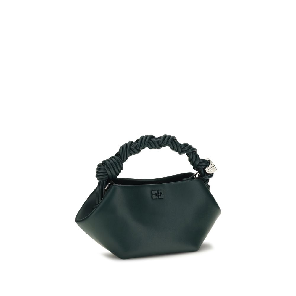 Ganni Bicolor Recycled Leather Shoulder Bag