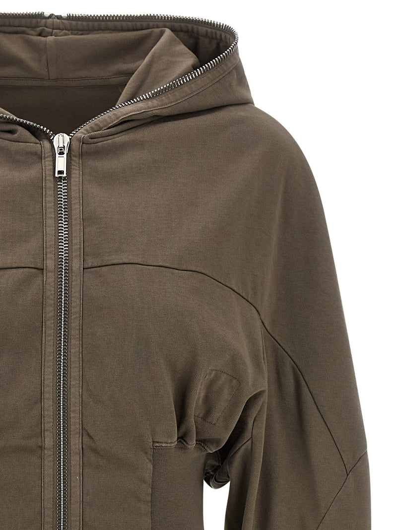 DRKSHDW Gray Cotton Hoodie - Collage Gimp Sweatshirt