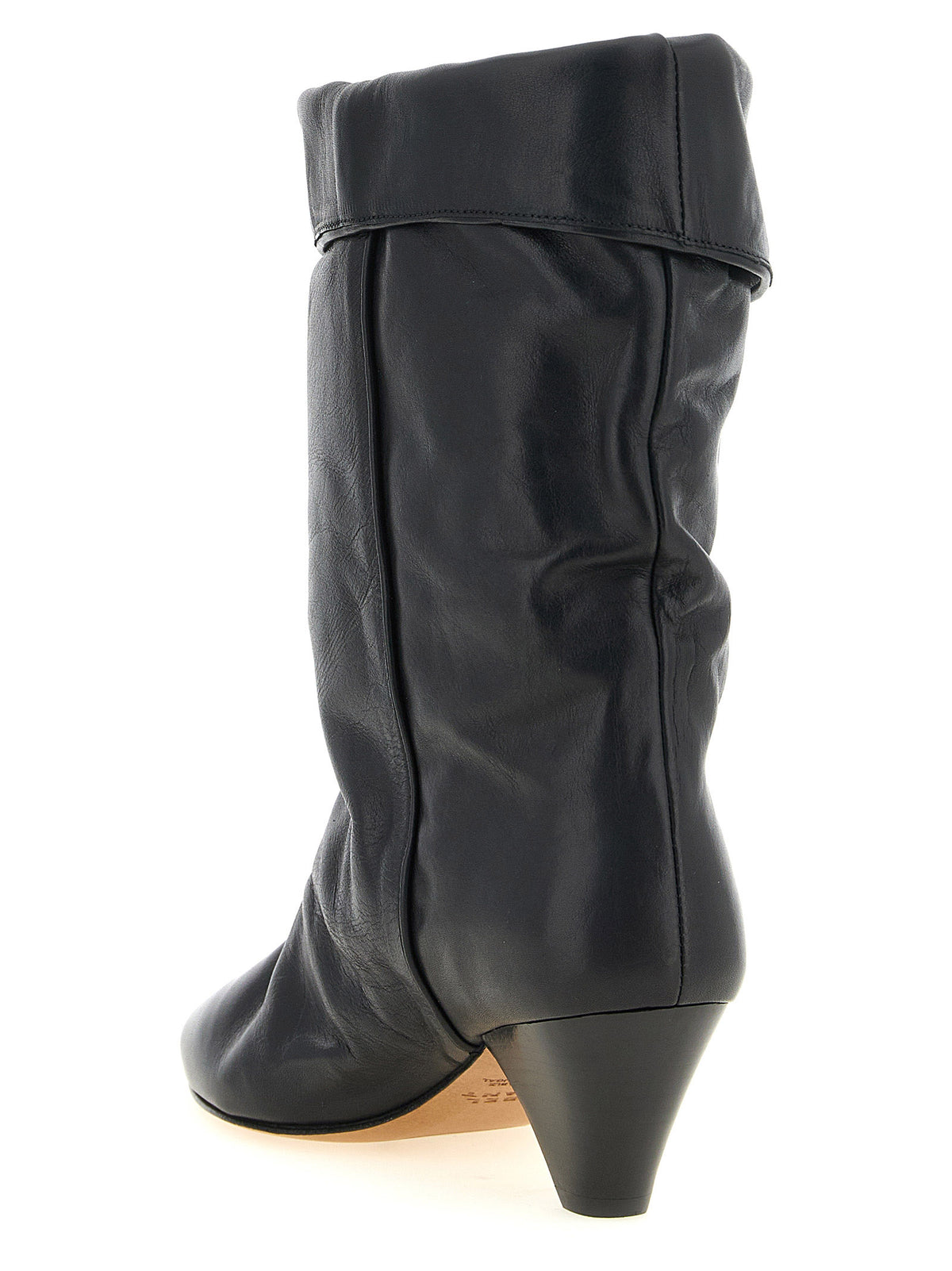Isabel Marant Black Cowhide Ankle Boots