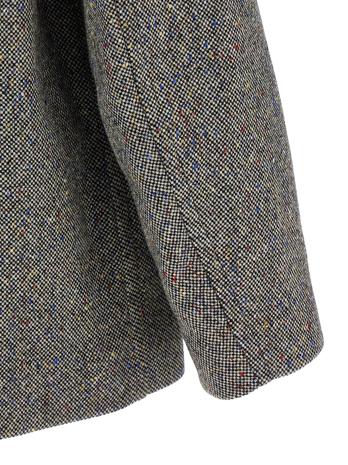 Dries Van Noten Randale Gray Wool Coat