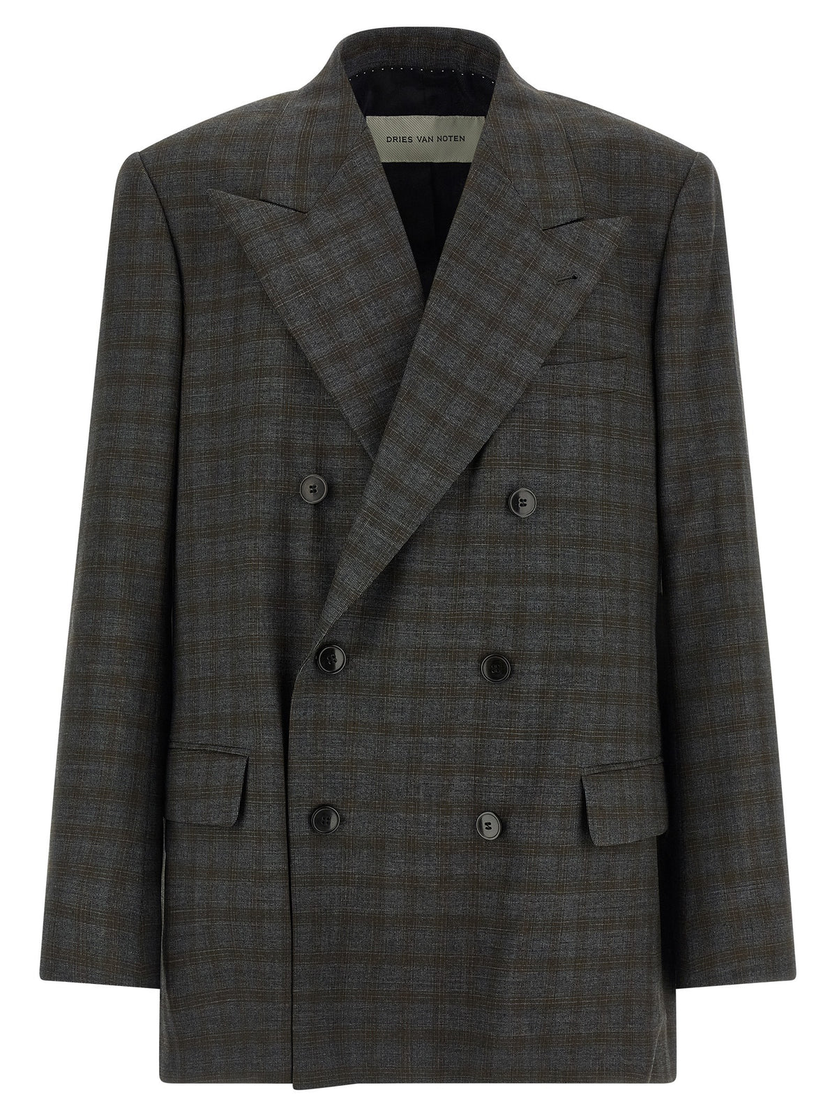 Dries Van Noten Gray Wool Blazer
