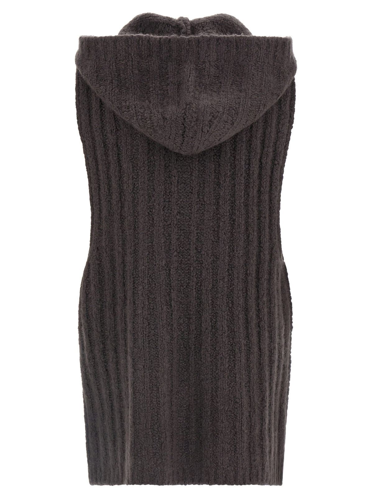 Rick Owens Gray Cashmere Sleeveles Sweater