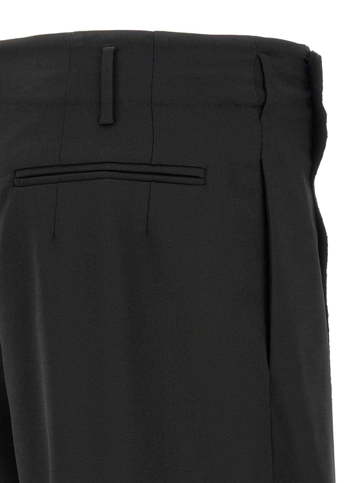 Kiko Kostadinov Black Virgin Wool Dress Pants
