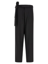 Kiko Kostadinov Black Virgin Wool Dress Pants