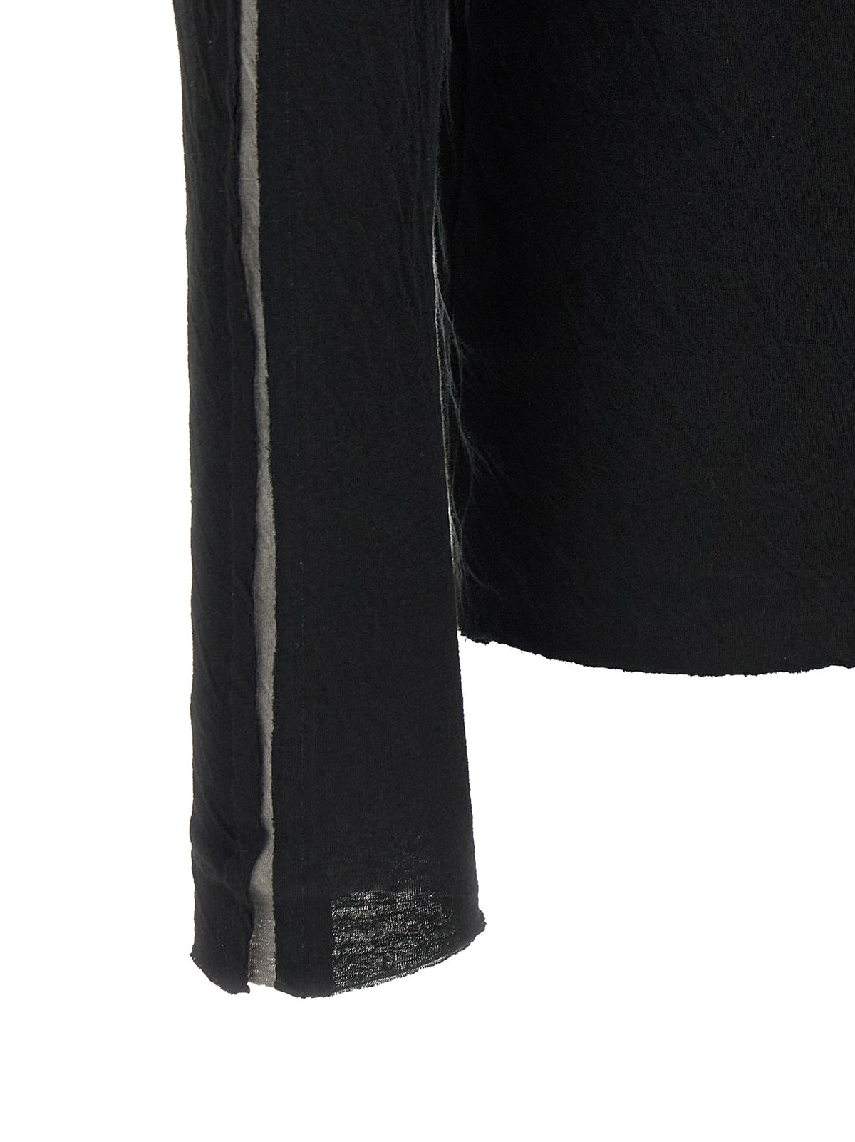 Thom Krom Black Cotton T-Shirt