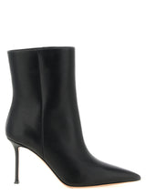 Aquazzura Black Calfskin Ankle Boots