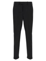 PT Torino Black Virgin Wool Dress Pants