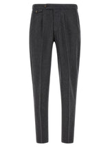 PT Torino Gray Virgin Wool Dress Pants