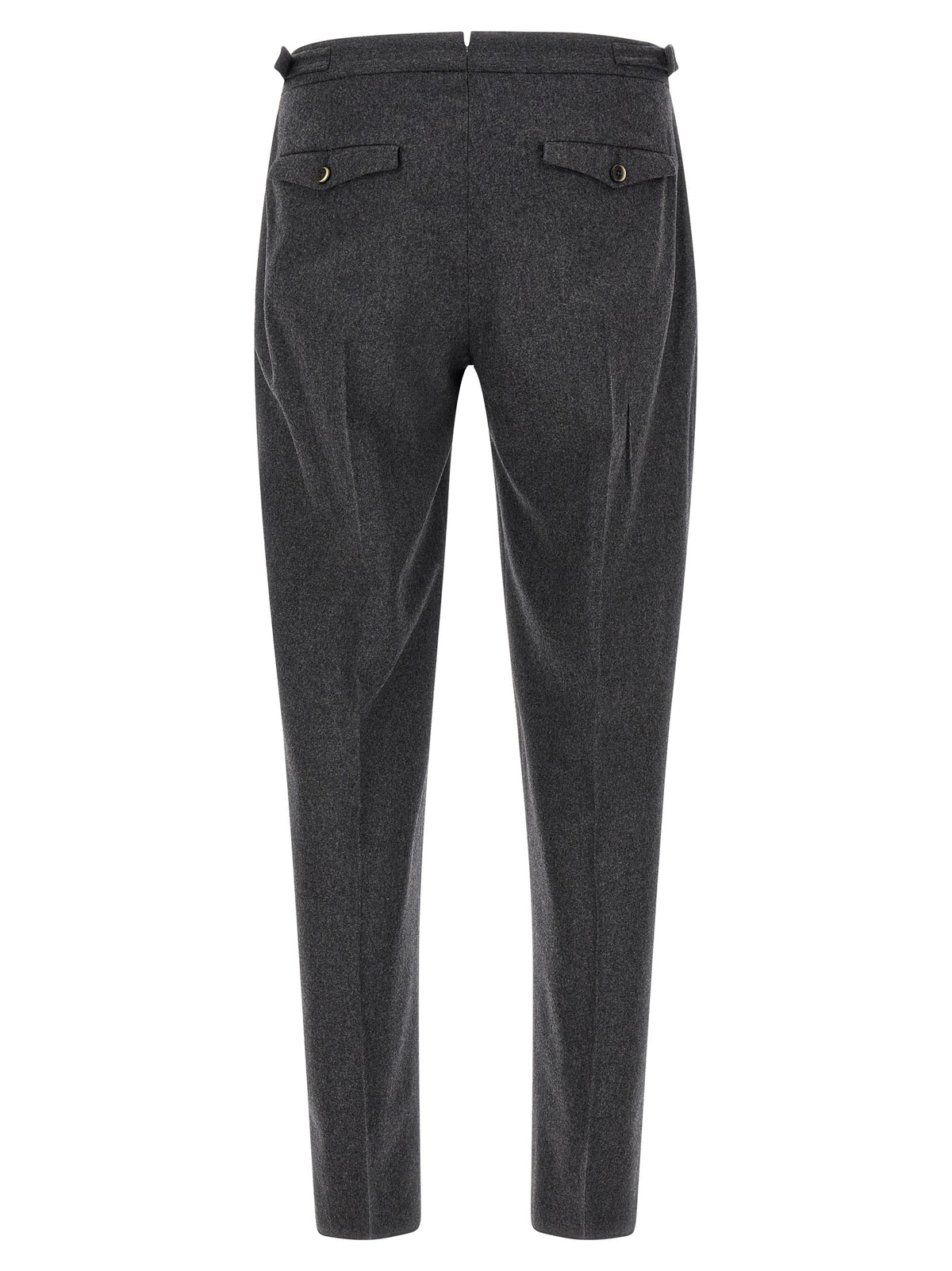 PT Torino Gray Virgin Wool Dress Pants