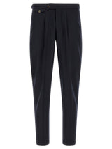 PT Torino Black Virgin Wool Dress Pants