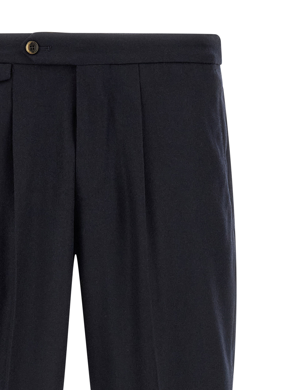 PT Torino Black Virgin Wool Dress Pants