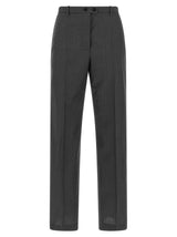 Jil Sander Gray Wool Dress Pants