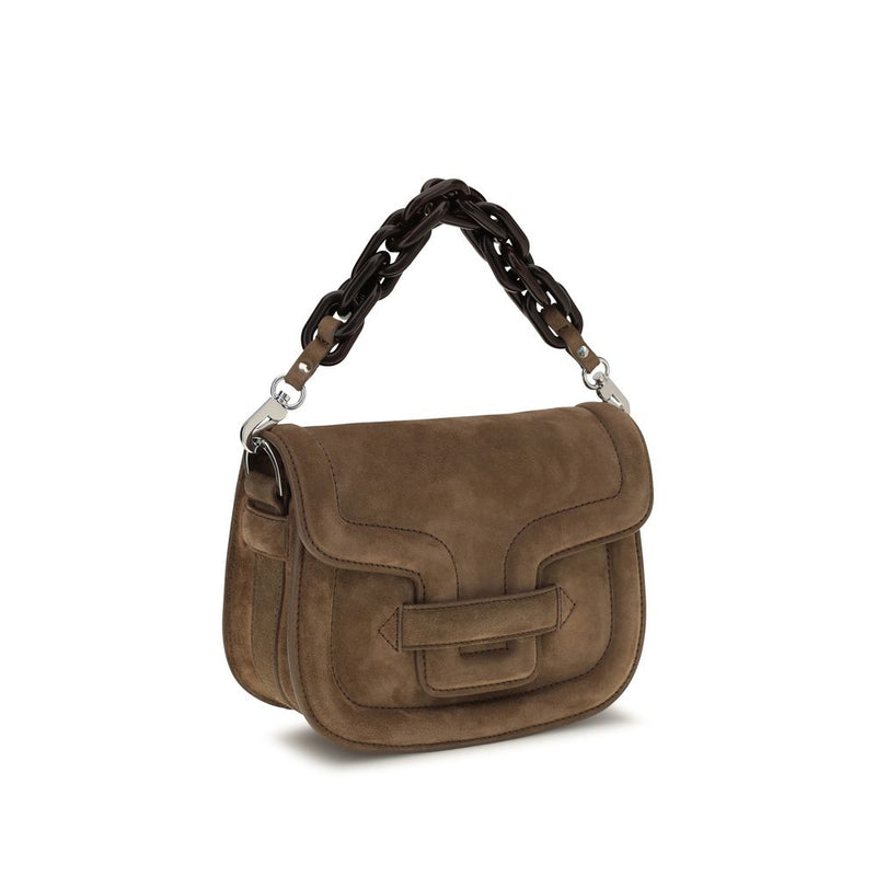 Pierre Hardy Alphaville Brown Goatskin Shoulder Bag
