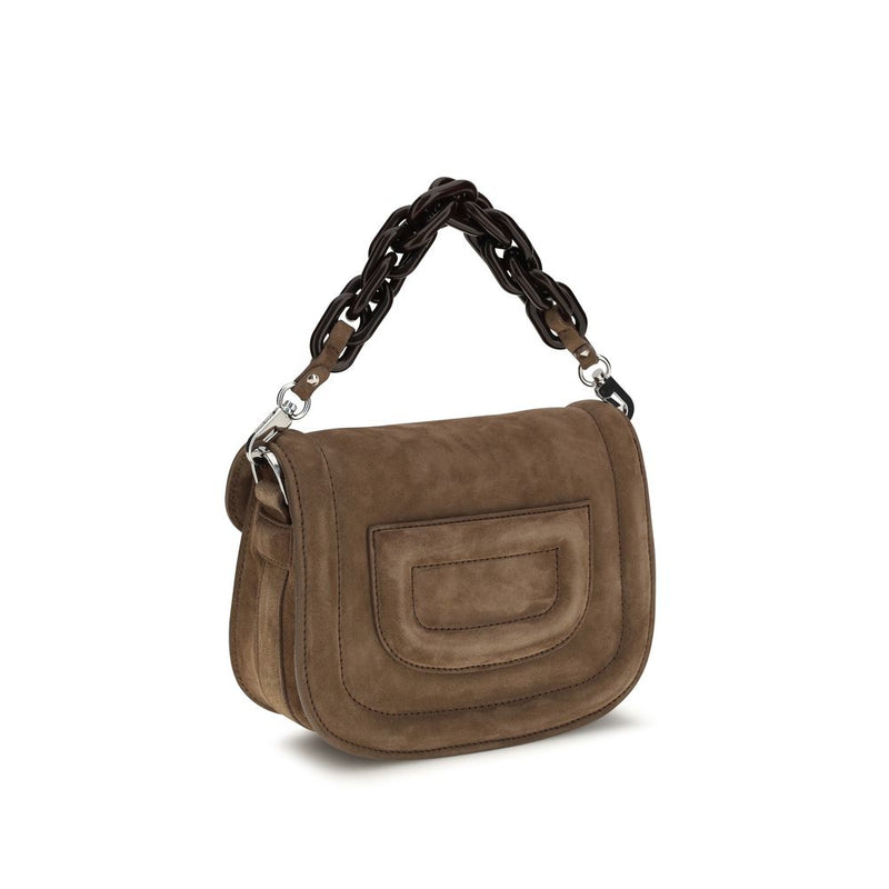 Pierre Hardy Alphaville Brown Goatskin Shoulder Bag