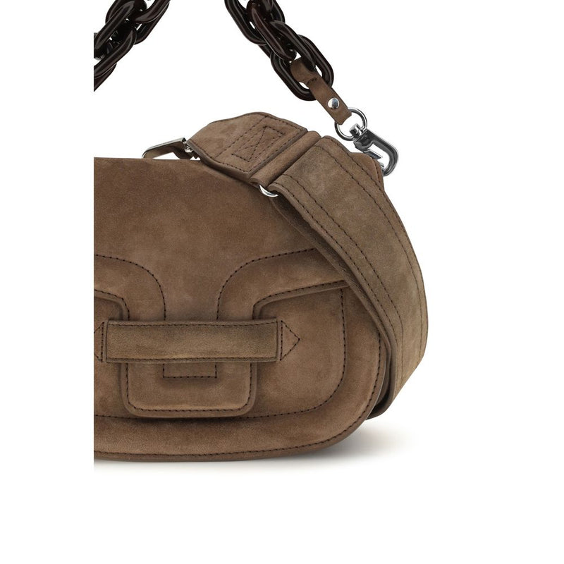 Pierre Hardy Alphaville Brown Goatskin Shoulder Bag