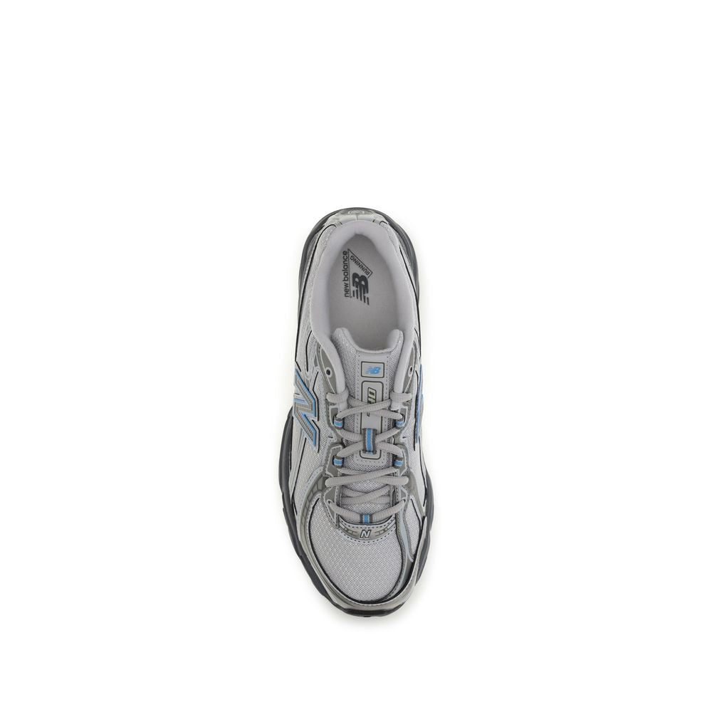 New Balance Gray Fabric Athletic Sneakers