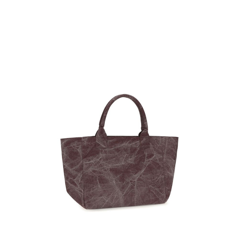 Ganni Bordeaux Cotton Shoulder Bag