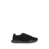 Dolce & Gabbana Black Calf Leather Bos Taurus Athletic Sneakers