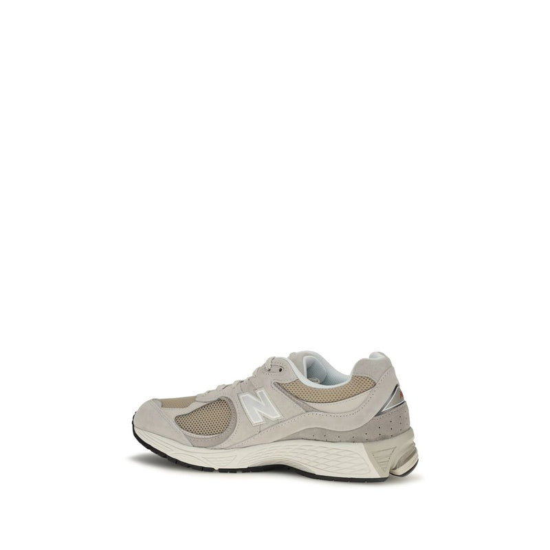 New Balance 2002R Beige Fabric Athletic Sneakers for Men