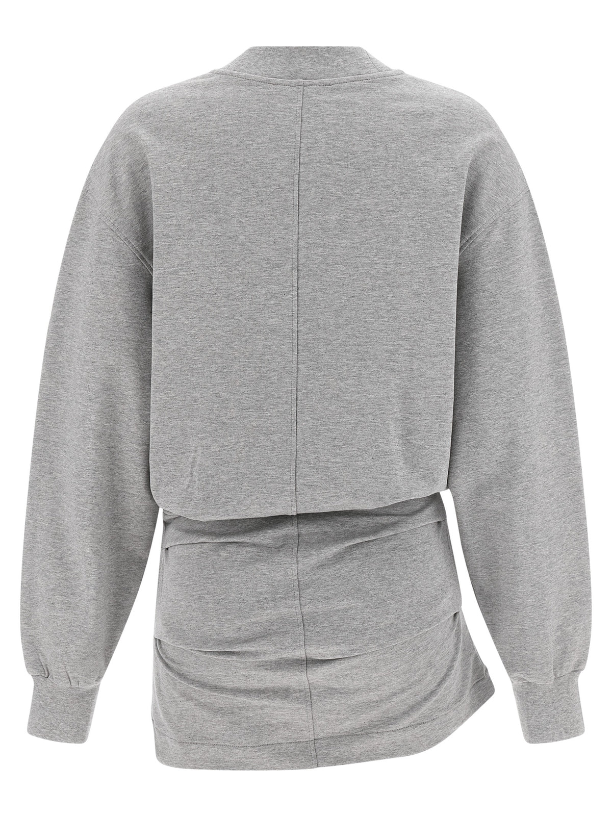 The Attico Gray Cotton Short Dress