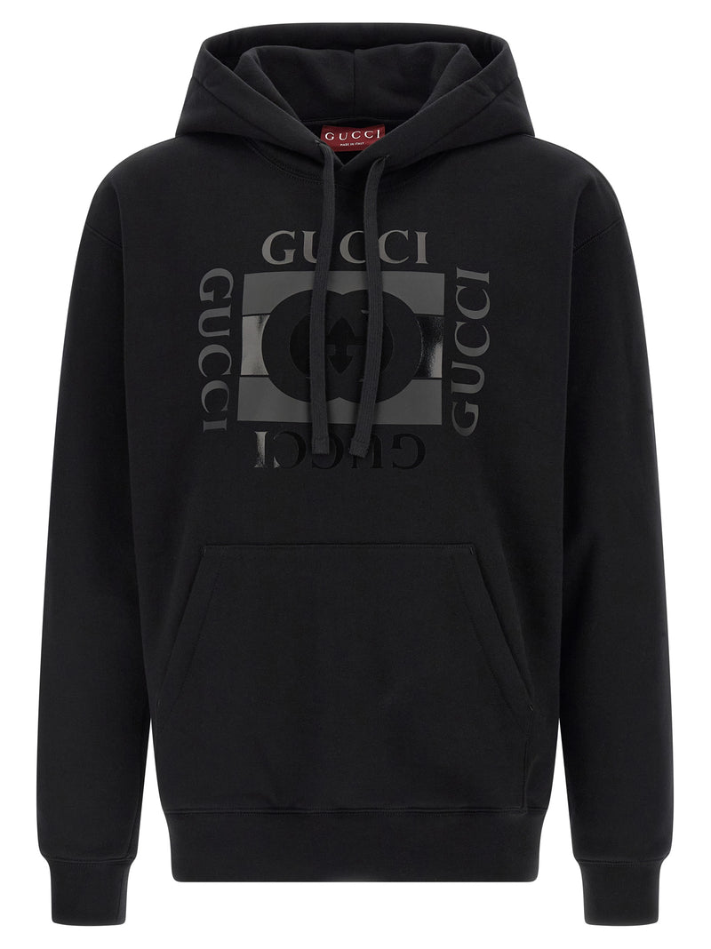 Gucci Black Cotton Sweatshirt - Luxury Casual Wear
