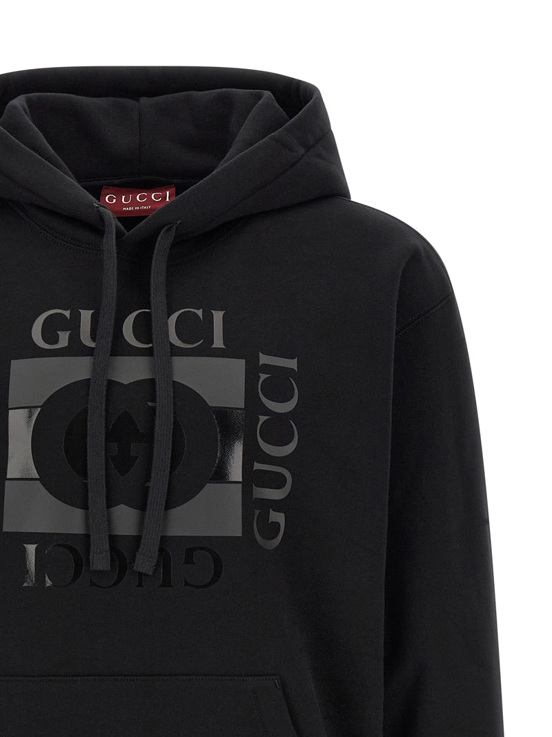 Gucci Black Cotton Sweatshirt - Luxury Casual Wear