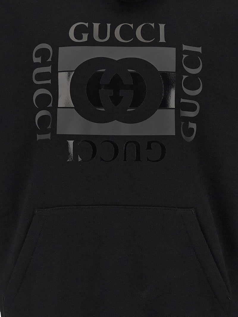 Gucci Black Cotton Sweatshirt - Luxury Casual Wear