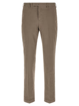 PT Torino Beige Cotton Casual Pants