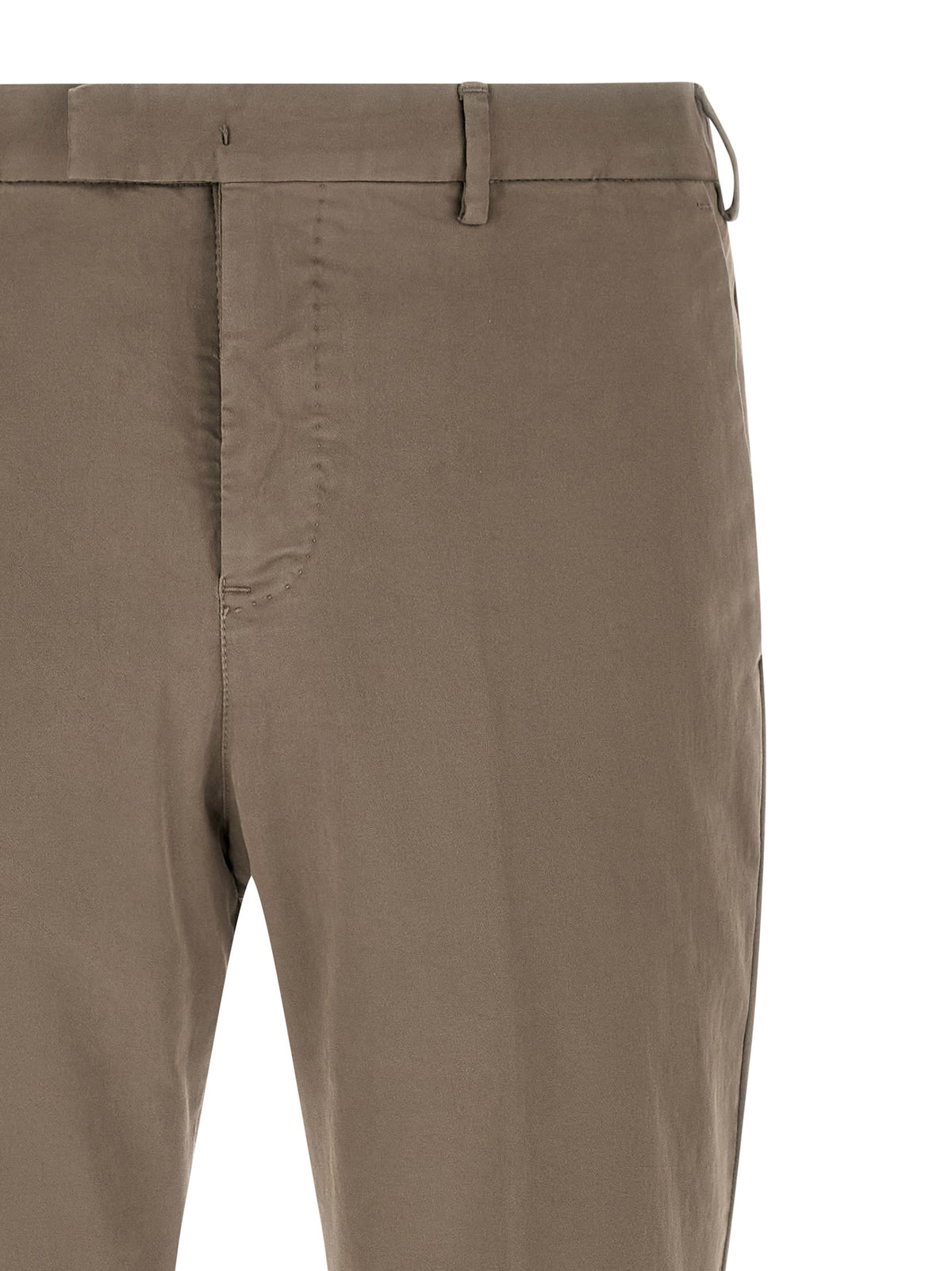 PT Torino Beige Cotton Casual Pants