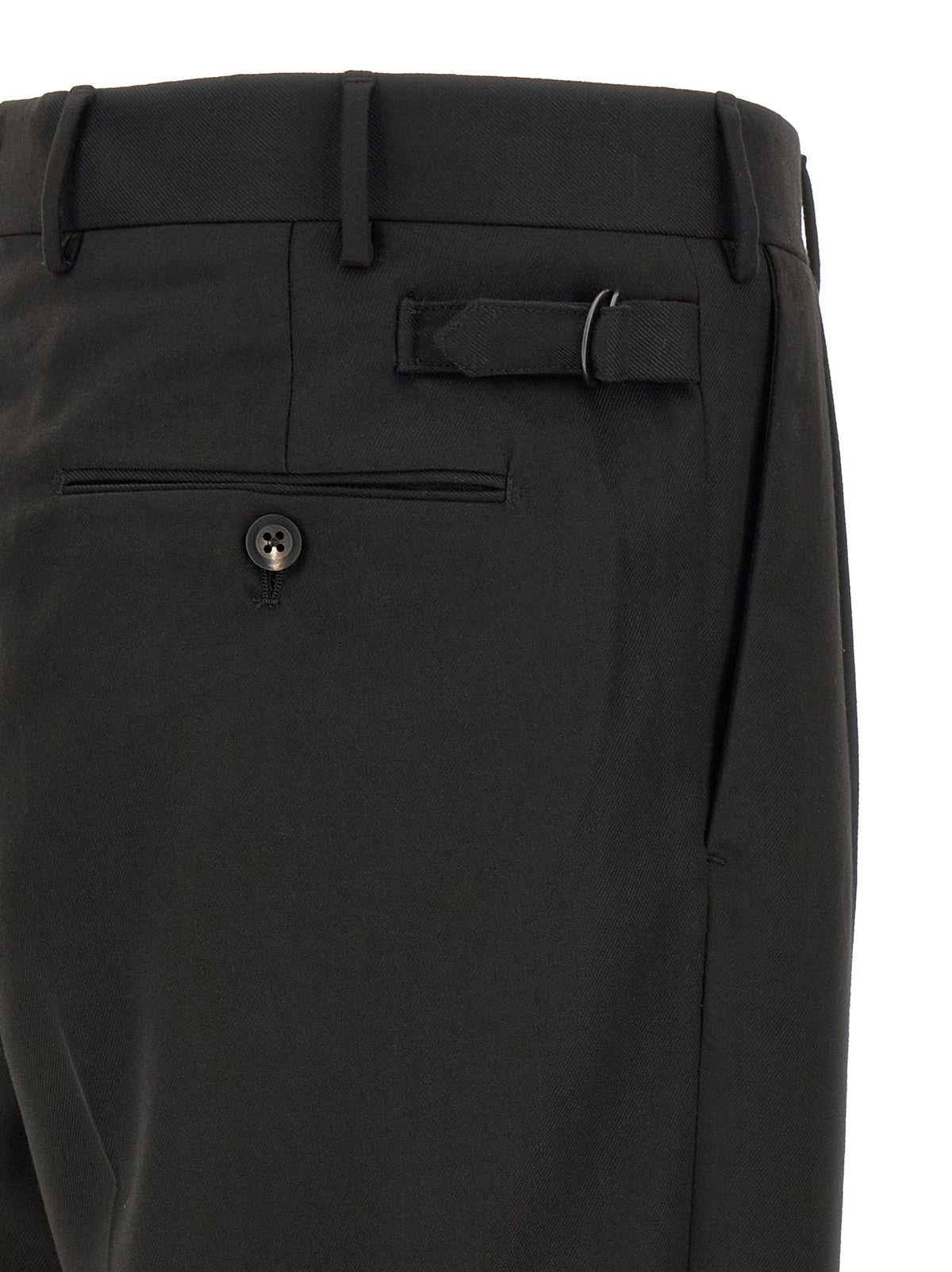 CELLAR DOOR Black Polyester Casual Pants