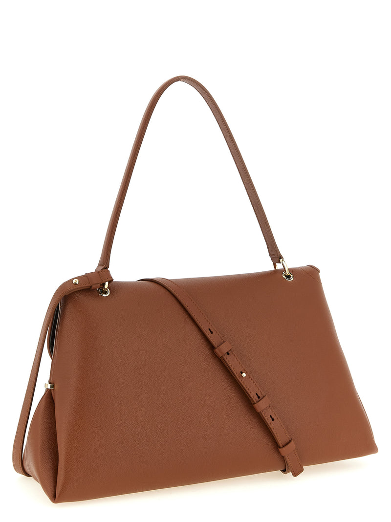 Ferragamo Sofia 2026 Brown Calfskin Shoulder Bag