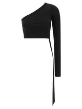 DRKSHDW Black Cotton Blouse