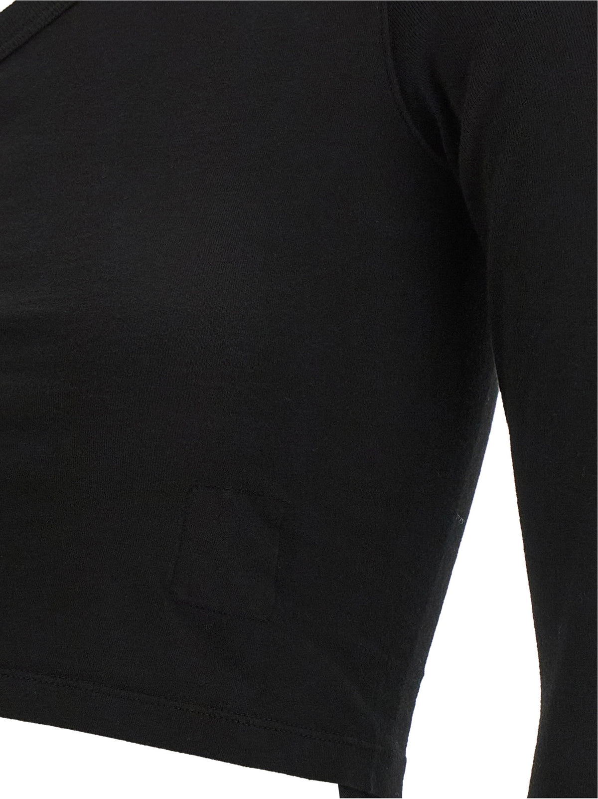 DRKSHDW Black Cotton Blouse