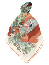 Ferragamo Multicolor Silk Scarf