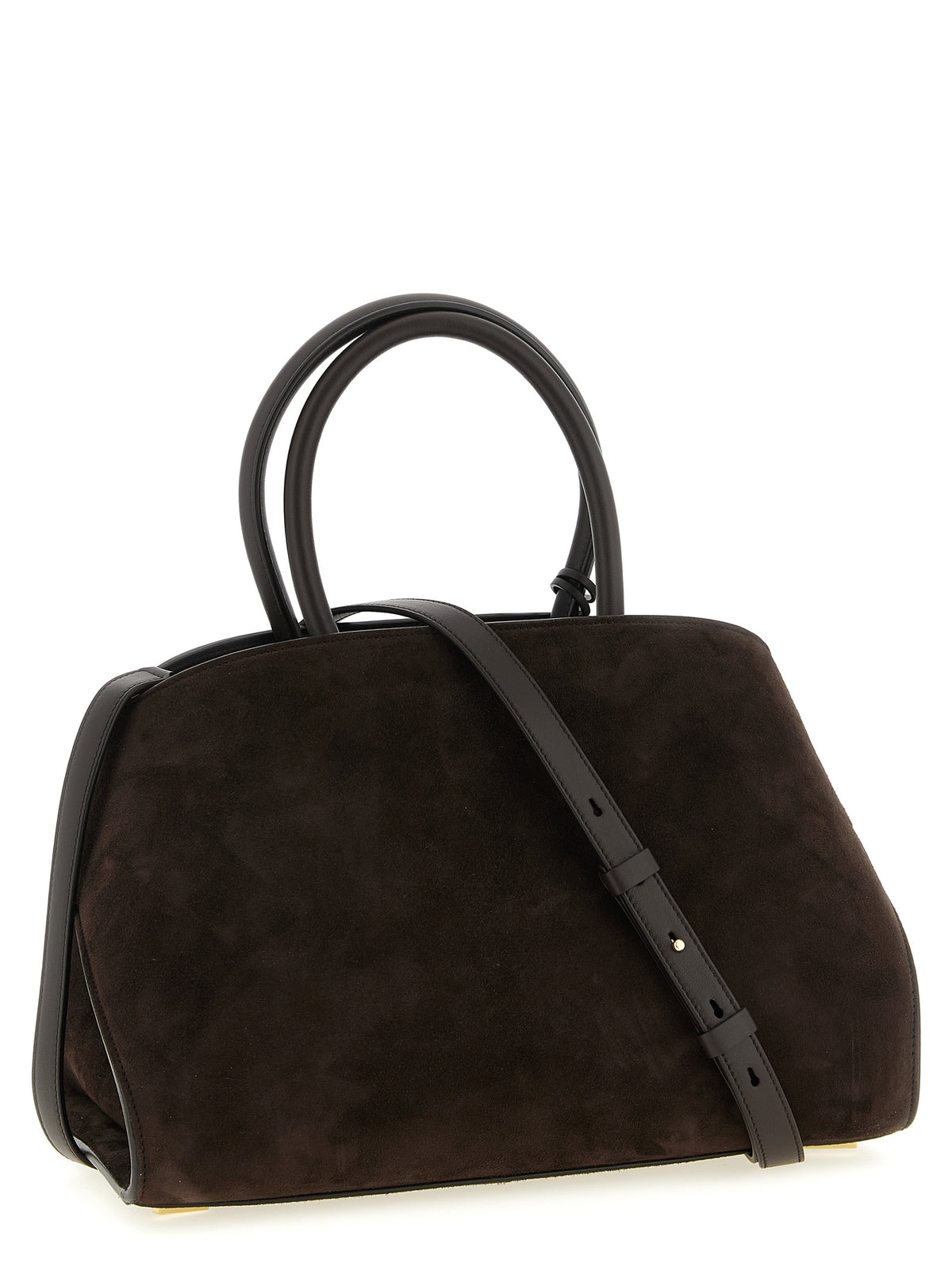 Ferragamo Brown Goatskin Handbag