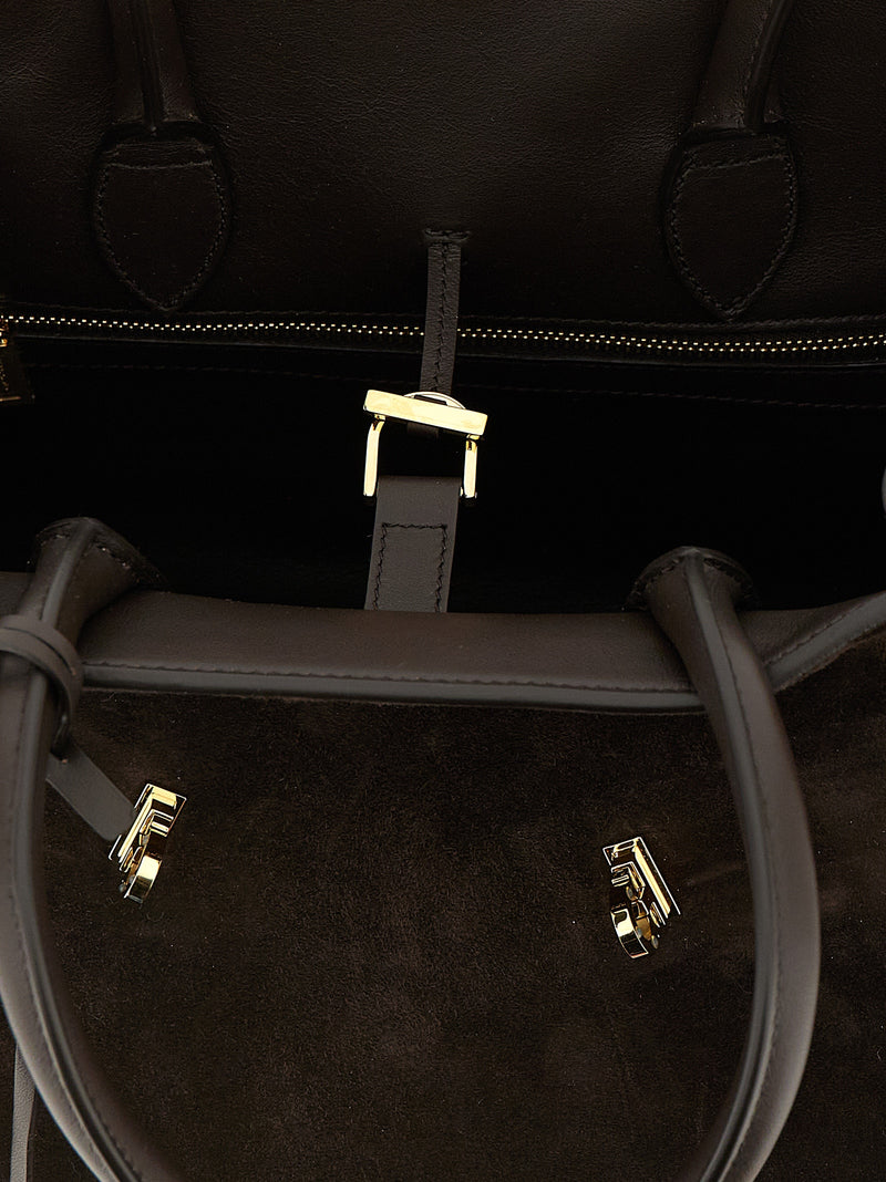 Ferragamo Brown Goatskin Handbag - Hug Th (S)