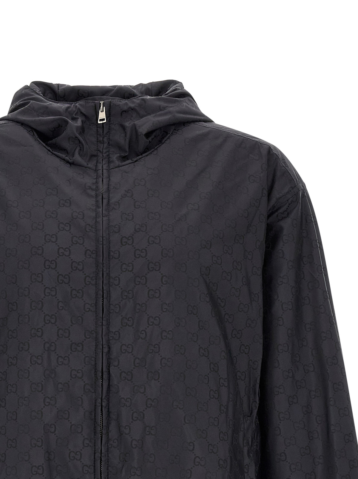 Gucci Black Polyamide Shell Jacket