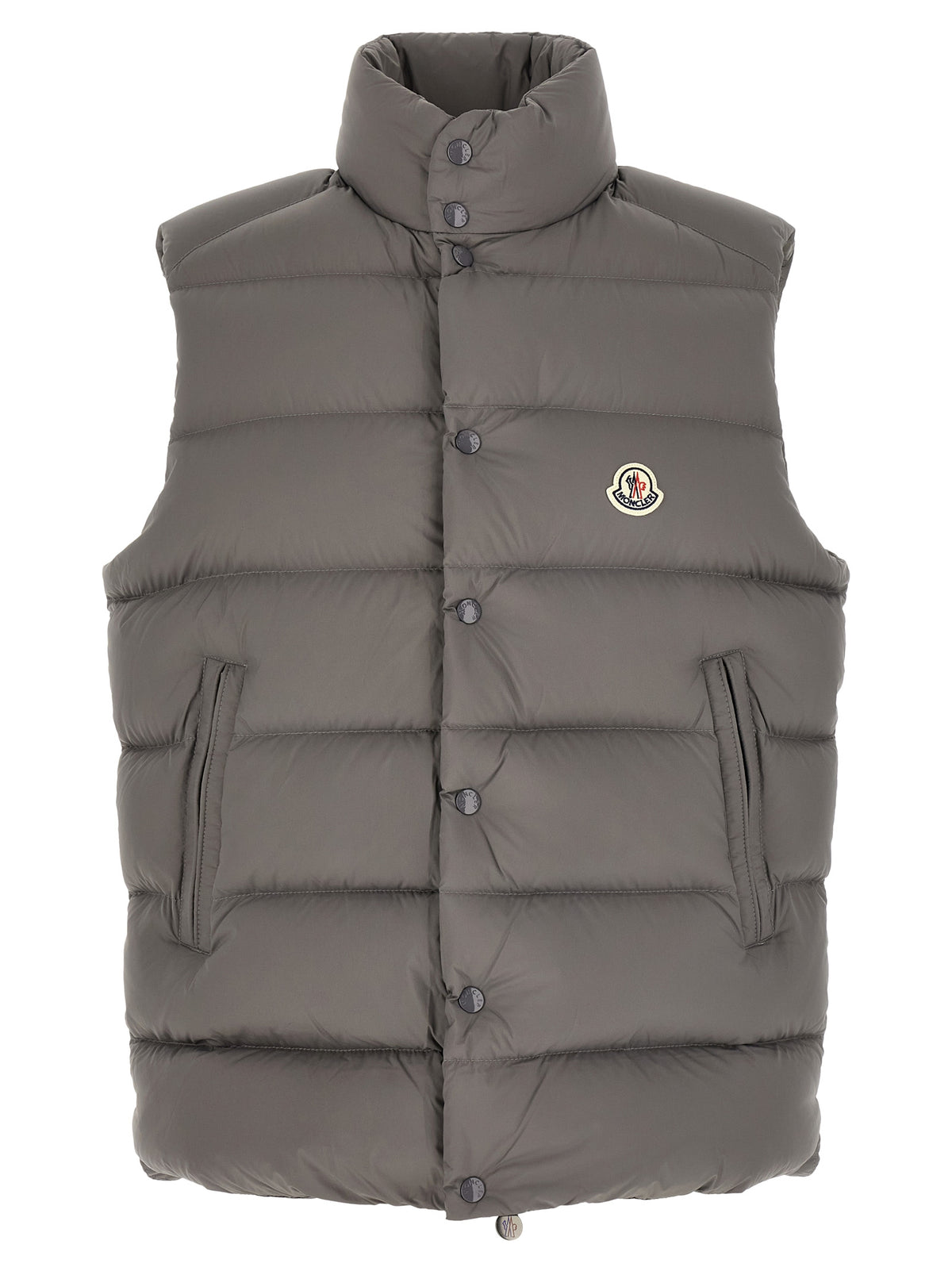 Moncler Gray Polyamide Sleeveless Jacket